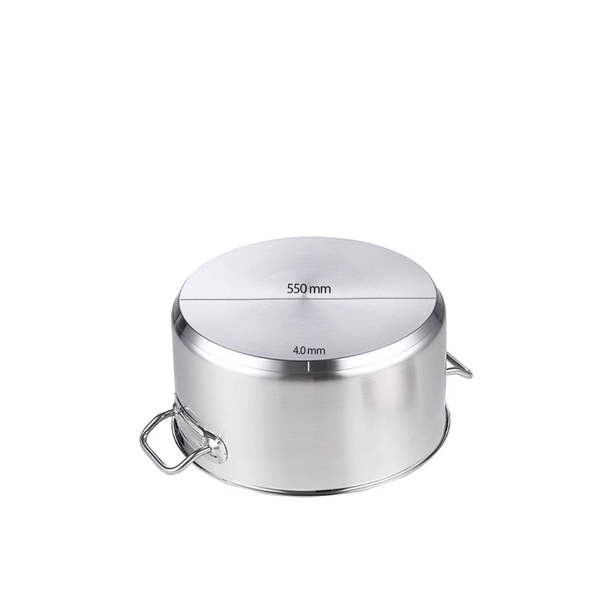 Soga Stainless Steel Stockpot 55cm - 83L - Image 06