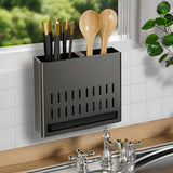 SOGA Wall Mounted Kitchen Utensil Storage Organiser - Image 03