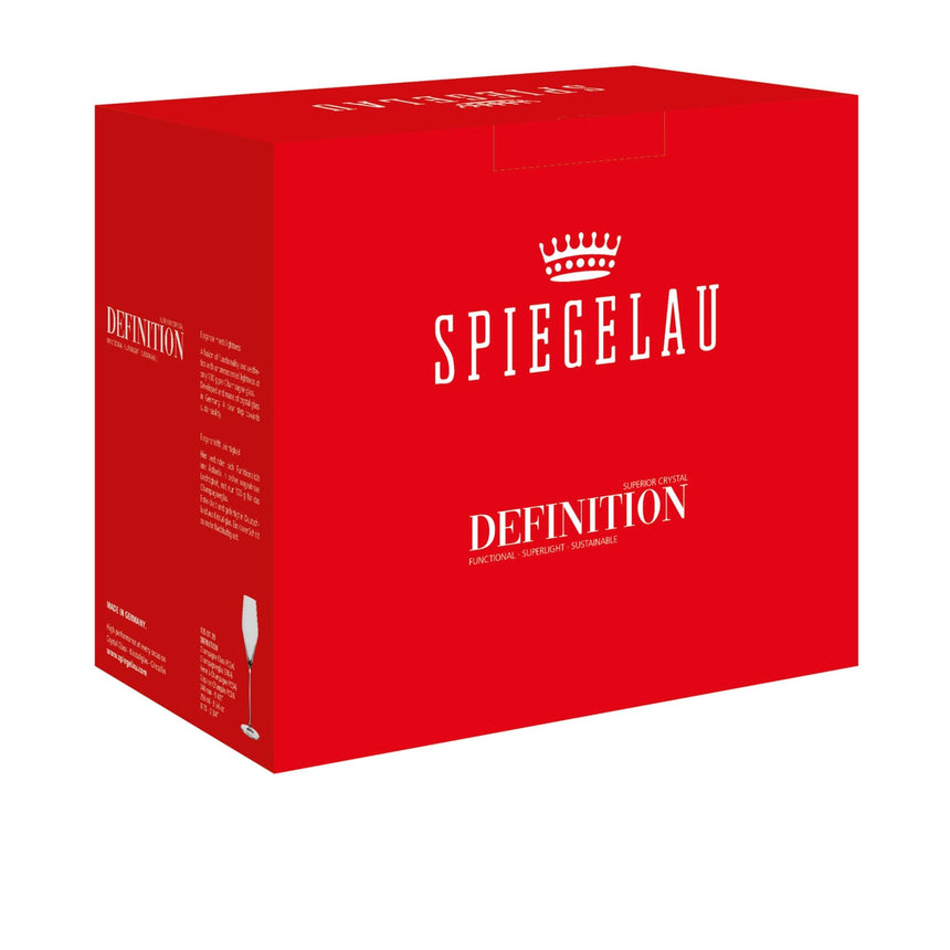 Spiegelau Definition Champagne Glass 250ml Set of 6 - Image 05