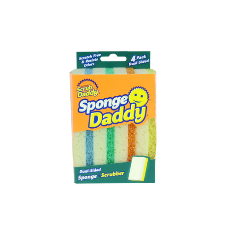 Scrub Daddy - Sponge Daddy Dual Sided Sponge & Scrubber 4 Pack - Image 01