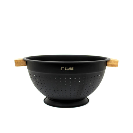 St. Clare Colander 24cm in Black - Image 01