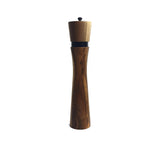 St. Clare Salt or Pepper Grinder 25cm Acacia and in Black Steel - Image 02