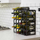 Stakrax Modular Wine Storage Kit 30 Bottle in Black - Image 05