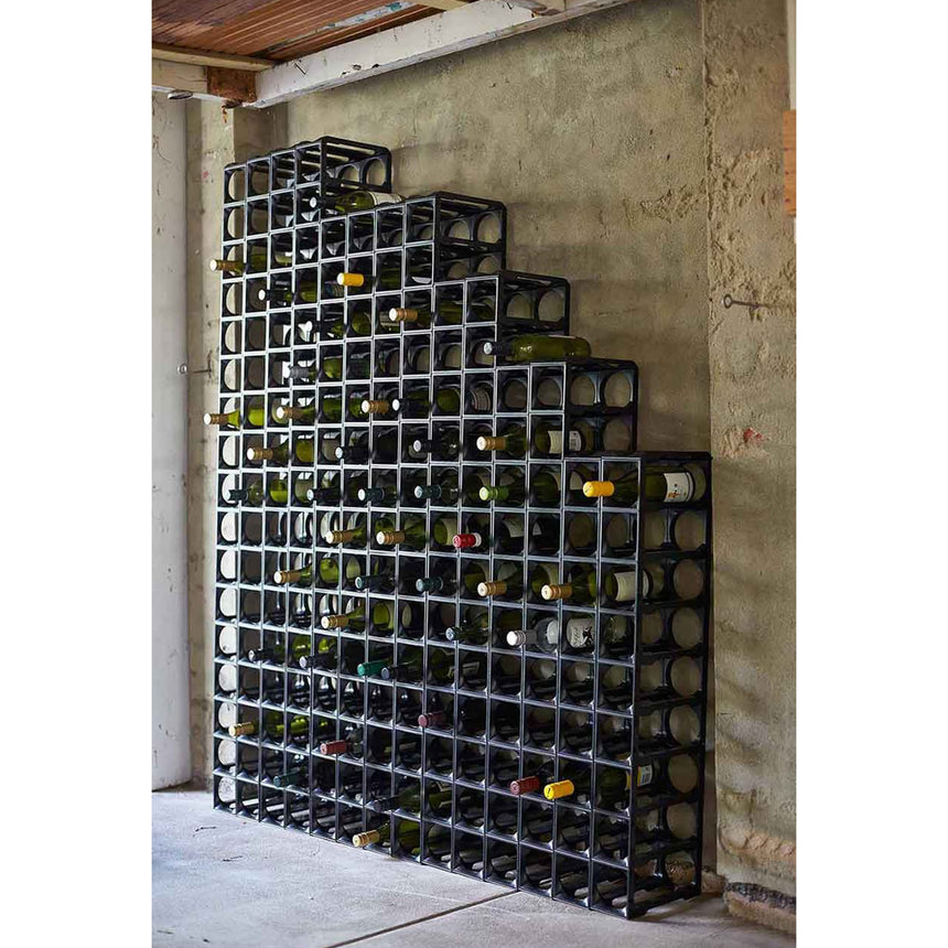 Stakrax Modular Wine Storage Kit 30 Bottle in Black - Image 04