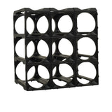 Stakrax Modular Wine Storage Kit 12 Bottle Black - Image 03