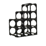 Stakrax Modular Wine Storage Kit 12 Bottle Black - Image 05