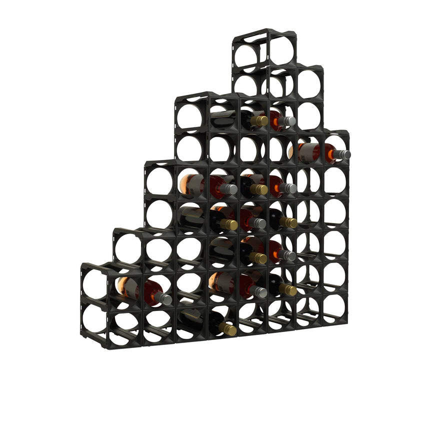 Stakrax Modular Wine Storage Kit 50 Bottle in Black - Image 04