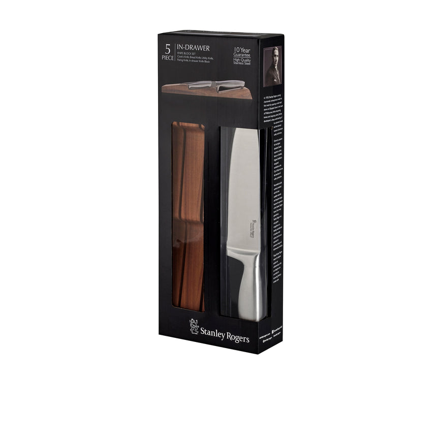 Stanley Rogers 5 Piece In-Drawer Knife Block Set - Image 06