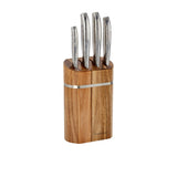 Stanley Rogers 5 Piece Oval Domed Knife Block Set - Image 03