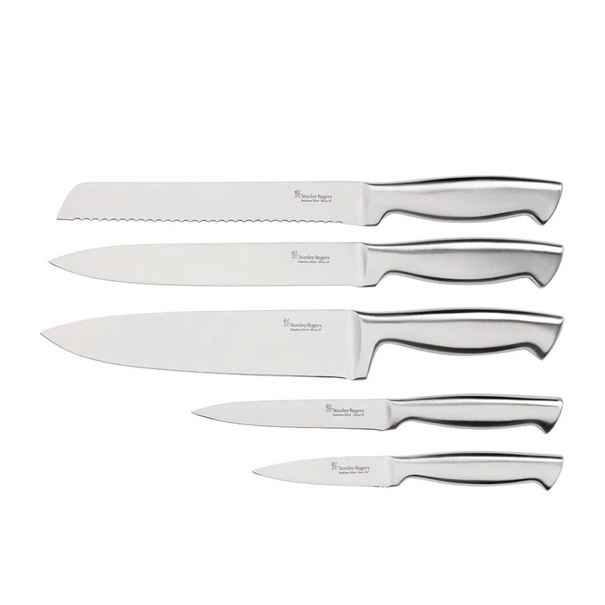 Stanley Rogers 6 Piece Acacia in Black Knife Block Set - Image 04