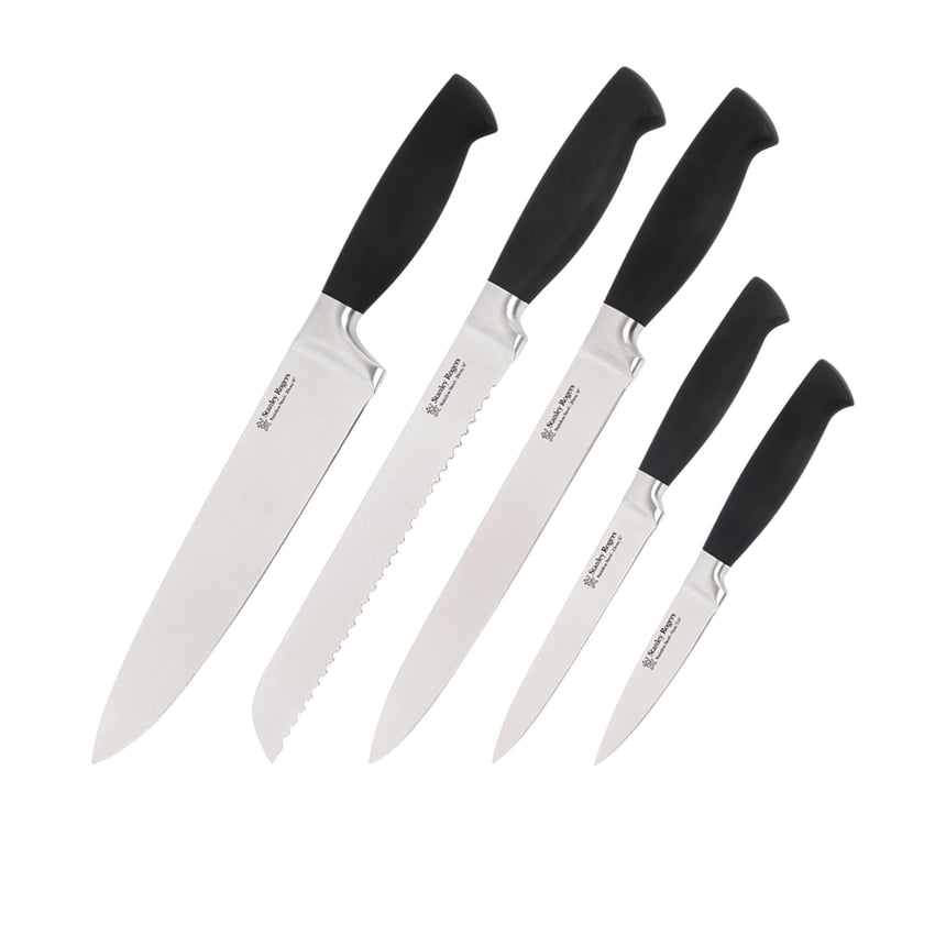 Stanley Rogers 6 Piece in Black Flash Knife Block Set - Image 02