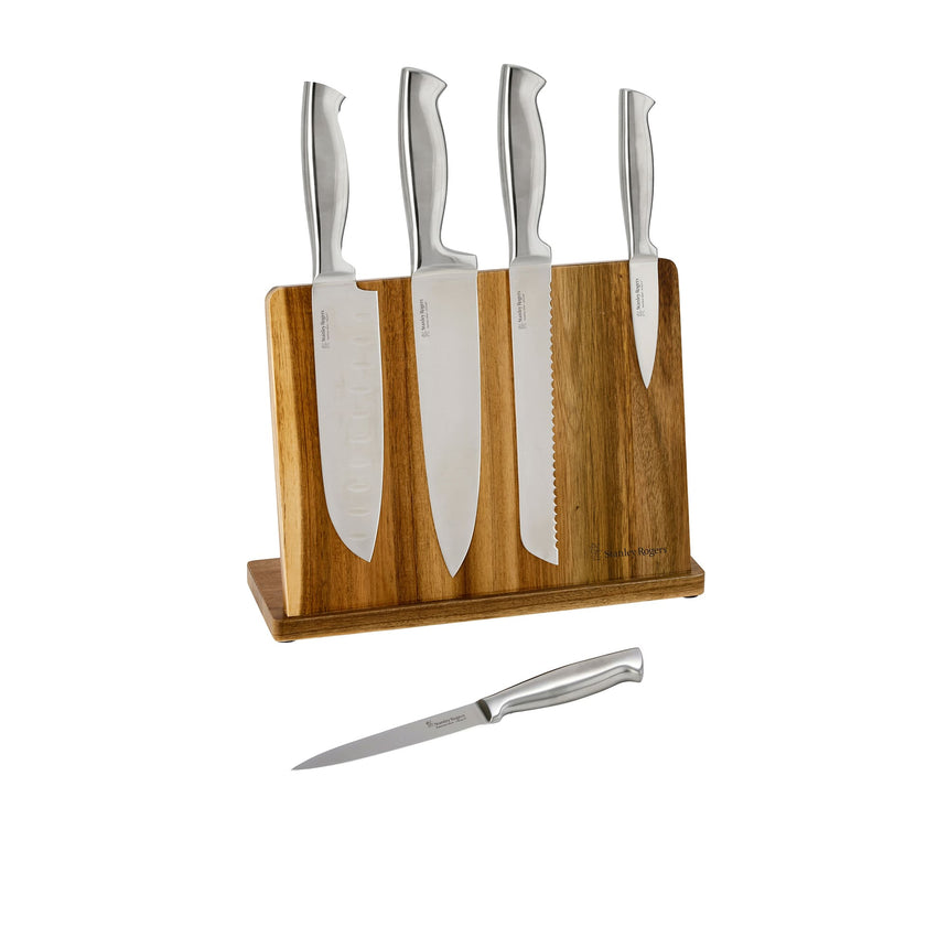 Stanley Rogers 6 Piece Magnetic Knife Block Set - Image 02