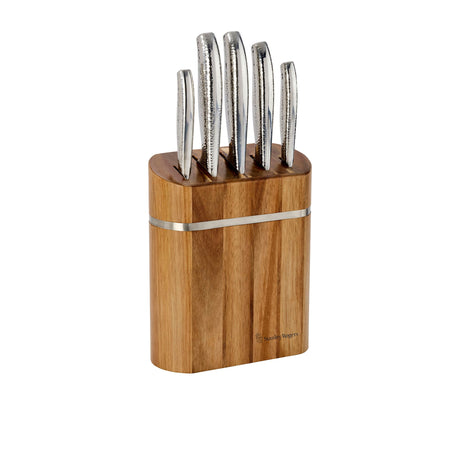 Stanley Rogers 6 Piece Oval Domed Knife Block Set - Image 02
