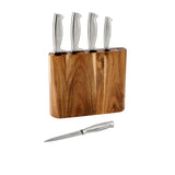 Stanley Rogers 6 Piece Slim Wedge Knife Block Set - Image 01