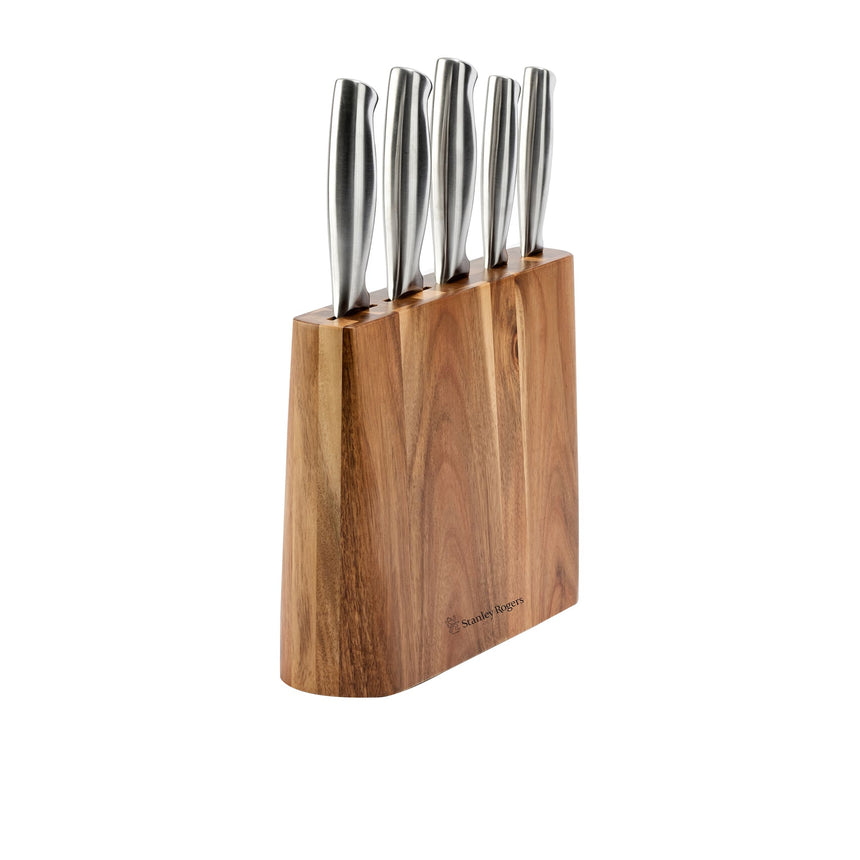 Stanley Rogers 6 Piece Slim Wedge Knife Block Set - Image 03