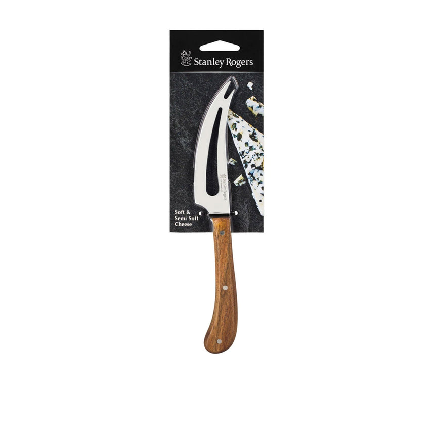 Stanley Rogers Acacia Slotted Soft Cheese Knife - Image 05