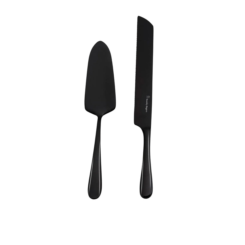 Stanley Rogers Albany Cake Knife and Server Set 2 Piece Onyx - Image 01