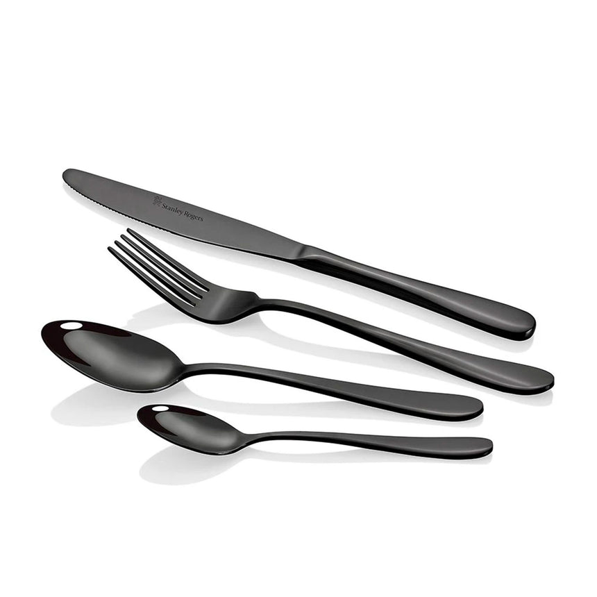 Stanley Rogers Albany 24 Piece Cutlery Set Onyx - Image 03