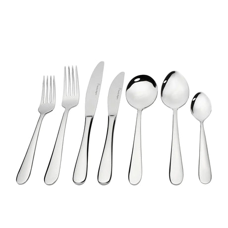 Stanley Rogers Albany 42 Piece Cutlery Set Silver - Image 01