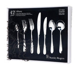 Stanley Rogers Albany 42 Piece Cutlery Set Silver - Image 05