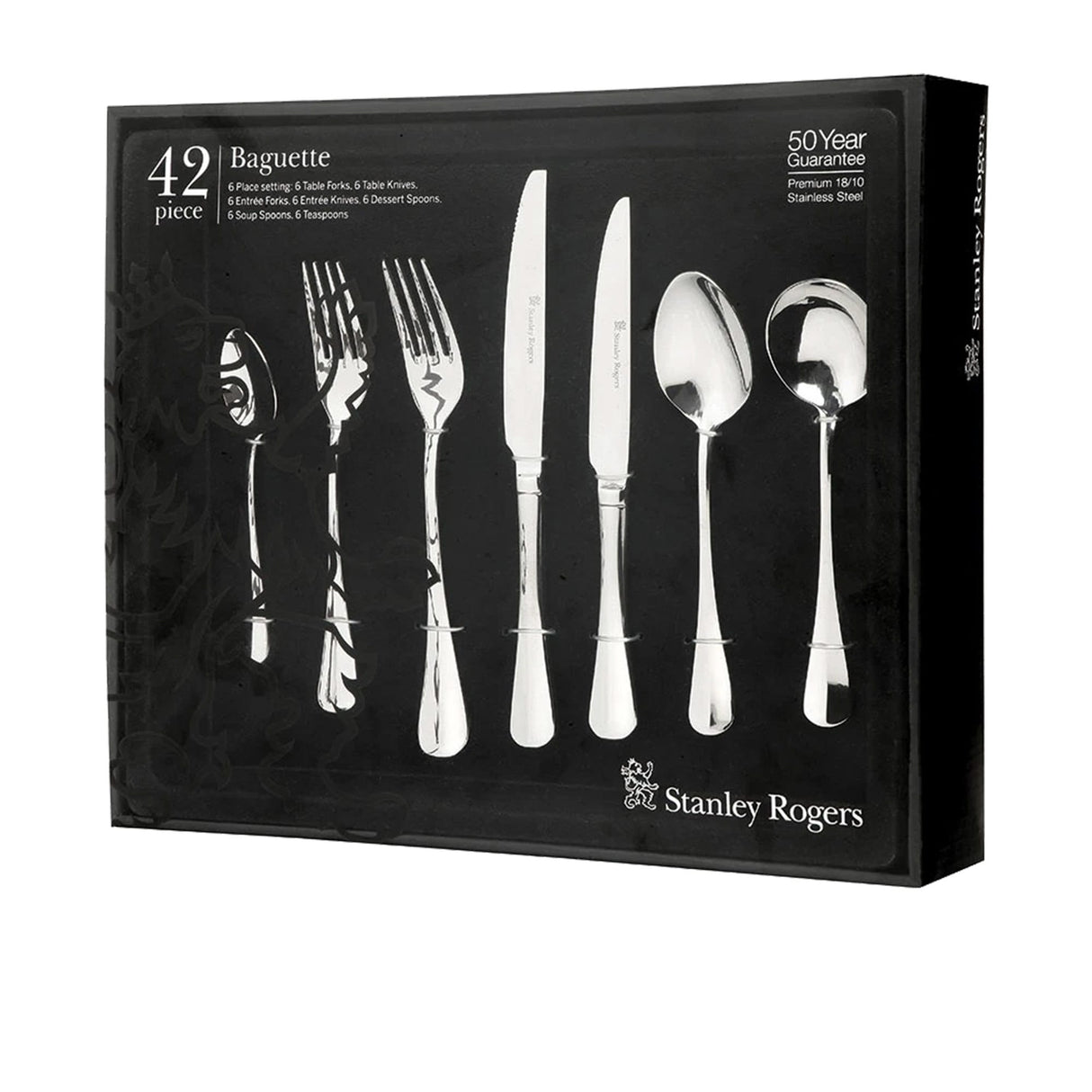 Stanley Rogers Baguette 42 Piece Cutlery Set - Image 04