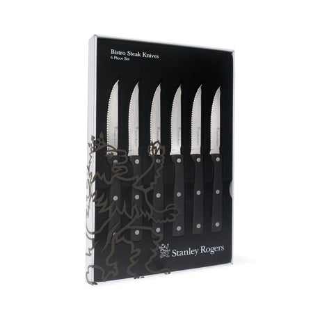 Stanley Rogers Bistro Set of 6 Steak Knives - Image 01