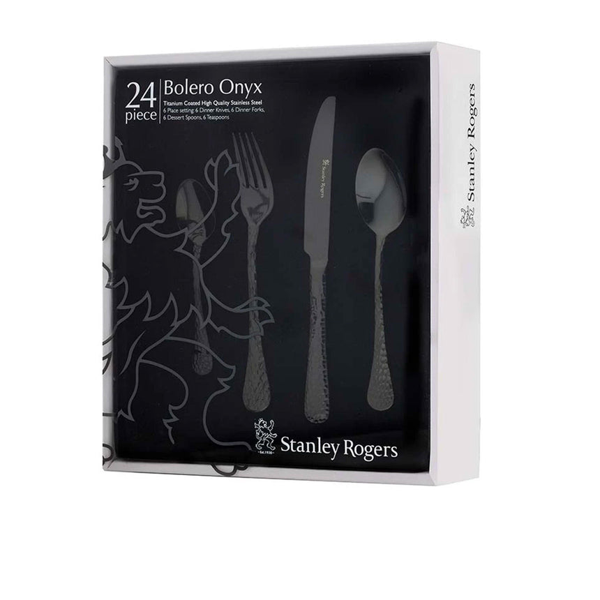 Stanley Rogers Bolero 24 Piece Cutlery Set Onyx - Image 05