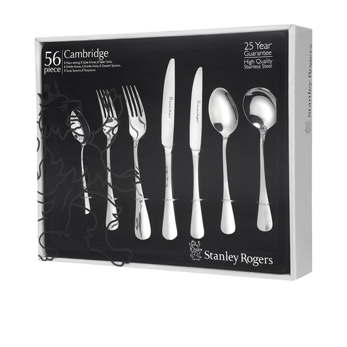 Stanley Rogers Cambridge 56 Piece Cutlery Set - Image 03