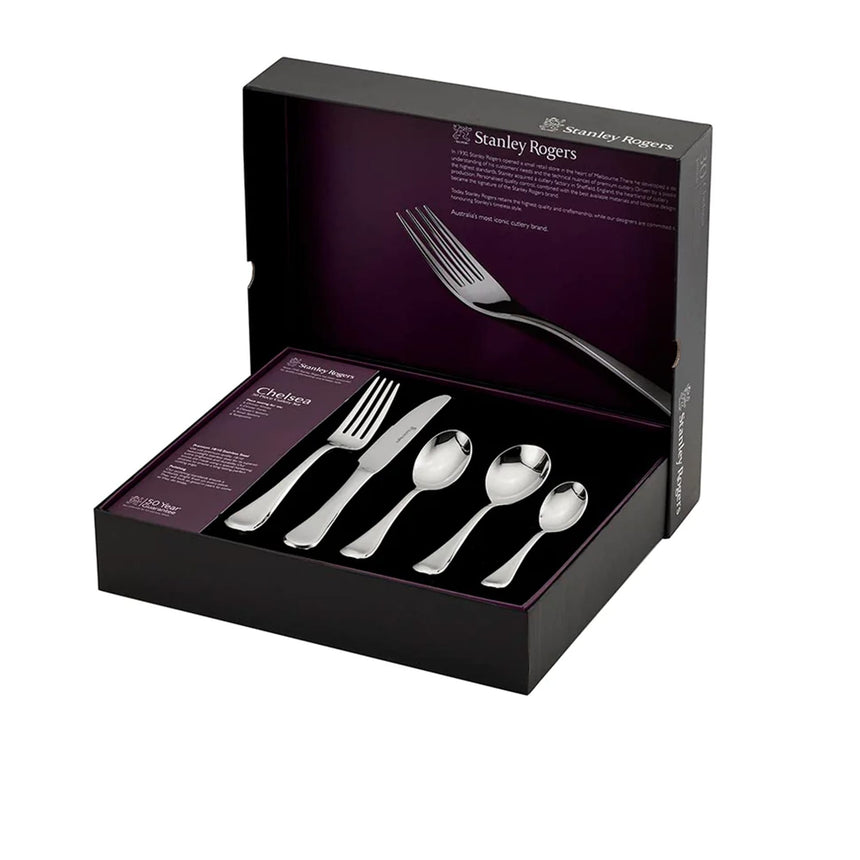 Stanley Rogers Chelsea 30 Piece Cutlery Set Silver - Image 05