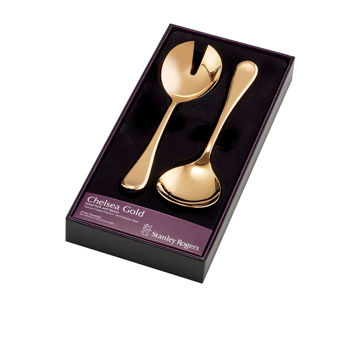 Stanley Rogers Chelsea Salad Servers Set of 2 Gold - Image 04