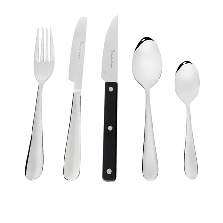 Stanley Rogers Chicago Cutlery Set with Rivetted 50 Piece Steak Knives Silver - Image 01