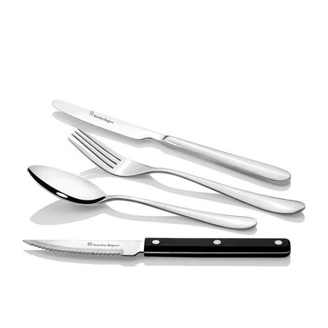 Stanley Rogers Chicago Cutlery Set with Rivetted 50 Piece Steak Knives Silver - Image 02