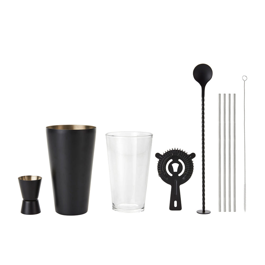 Stanley Rogers Cocktail Set of 10 Matte in Black - Image 05