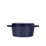 Stanley Rogers Cast Iron French Oven 24cm Mid in Blue - Image 03