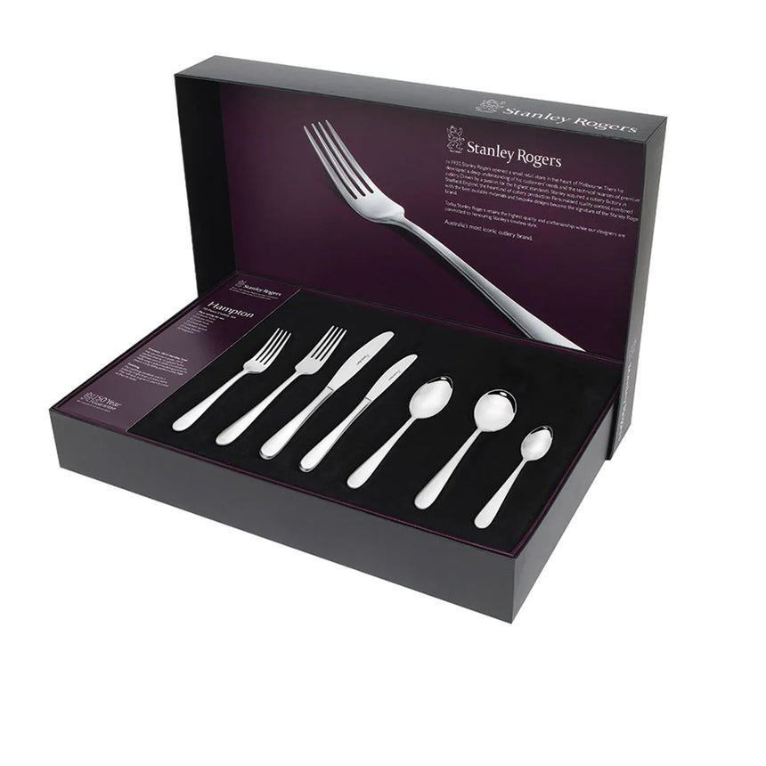 Stanley Rogers Hampton 42 Piece Cutlery Set Silver - Image 05