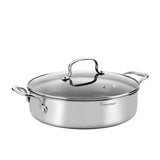 Stanley Rogers SR-Matrix Chefs Pan with Glass Lid 28cm - Image 01