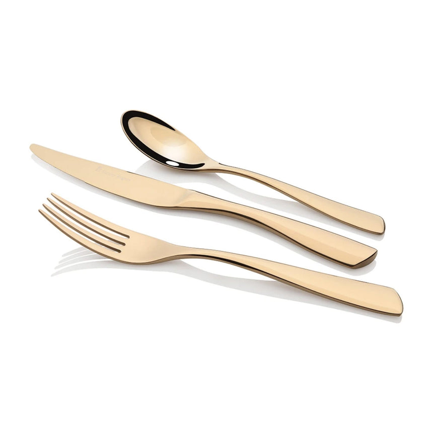 Stanley Rogers Soho 56 Piece Cutlery Set Gold - Image 02