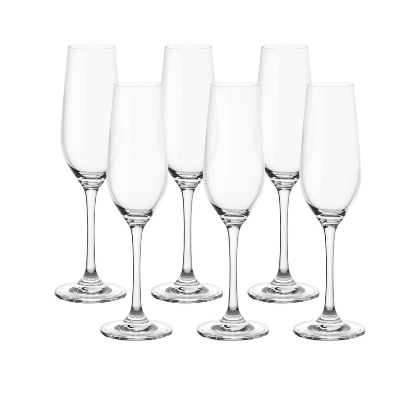 Stanley Rogers Tamar Set of 6 Champagne Flutes 235ml - Image 01