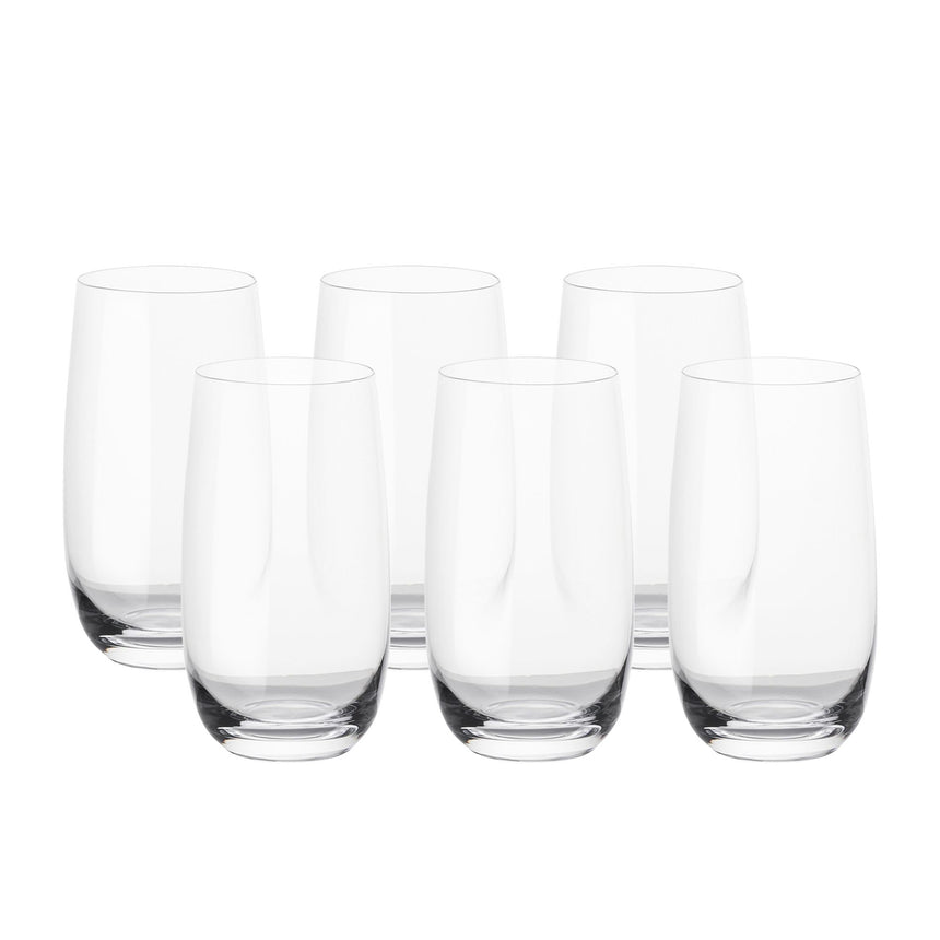 Stanley Rogers Tamar Tall Tumbler Glass 410ml Set of 6 - Image 01