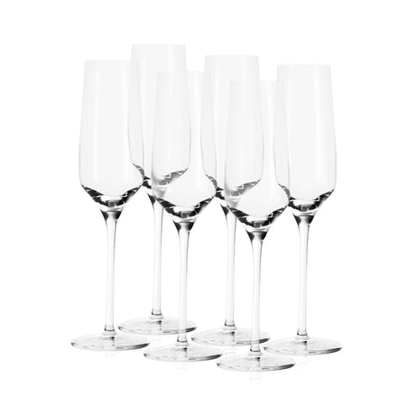 Stolzle Experience Champagne Flute 188ml Set of 6 - Image 01