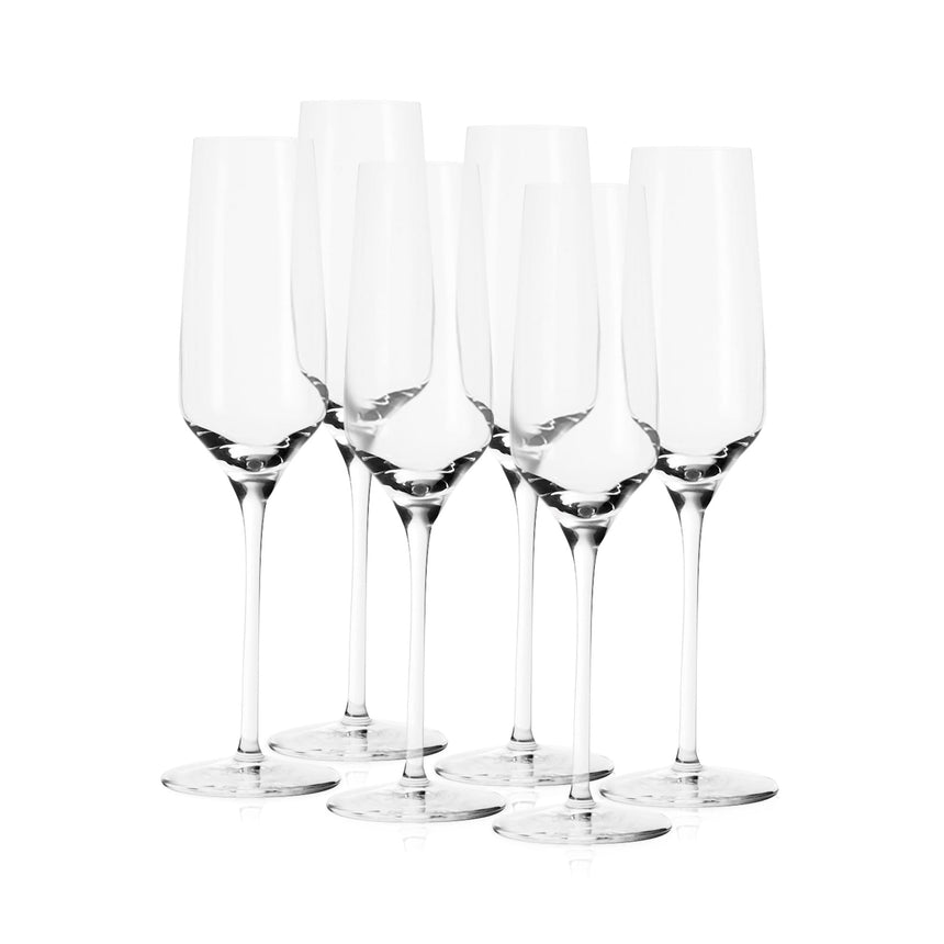 Stolzle Experience Champagne Flute 188ml Set of 6 - Image 01