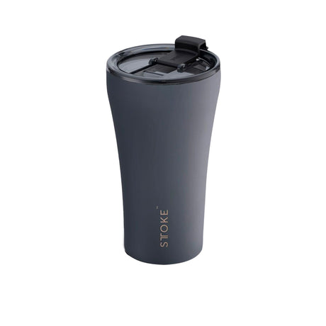 Sttoke Ceramic Reusable Coffee Cup 350ml Slated Grey - Image 01