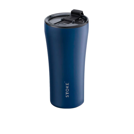 Sttoke Ceramic Reusable Coffee Cup 470ml (16oz) in Magnetic Blue - Image 01