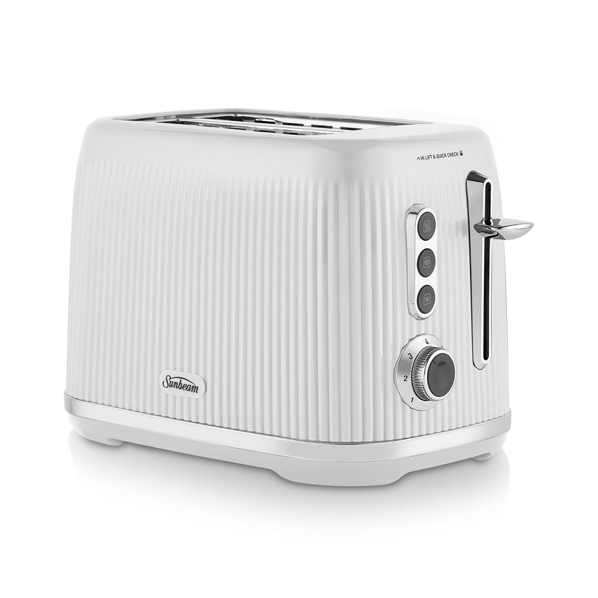 Sunbeam Brightside TAP1002WH 2 Slice Toaster White - Image 03