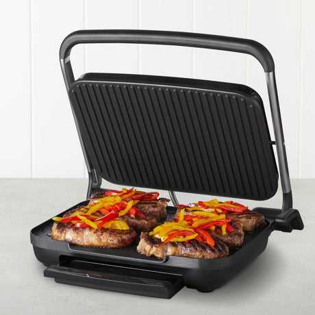 Sunbeam 6 Slice Grill and Sandwich Press (GRM7000SS) - Image 02