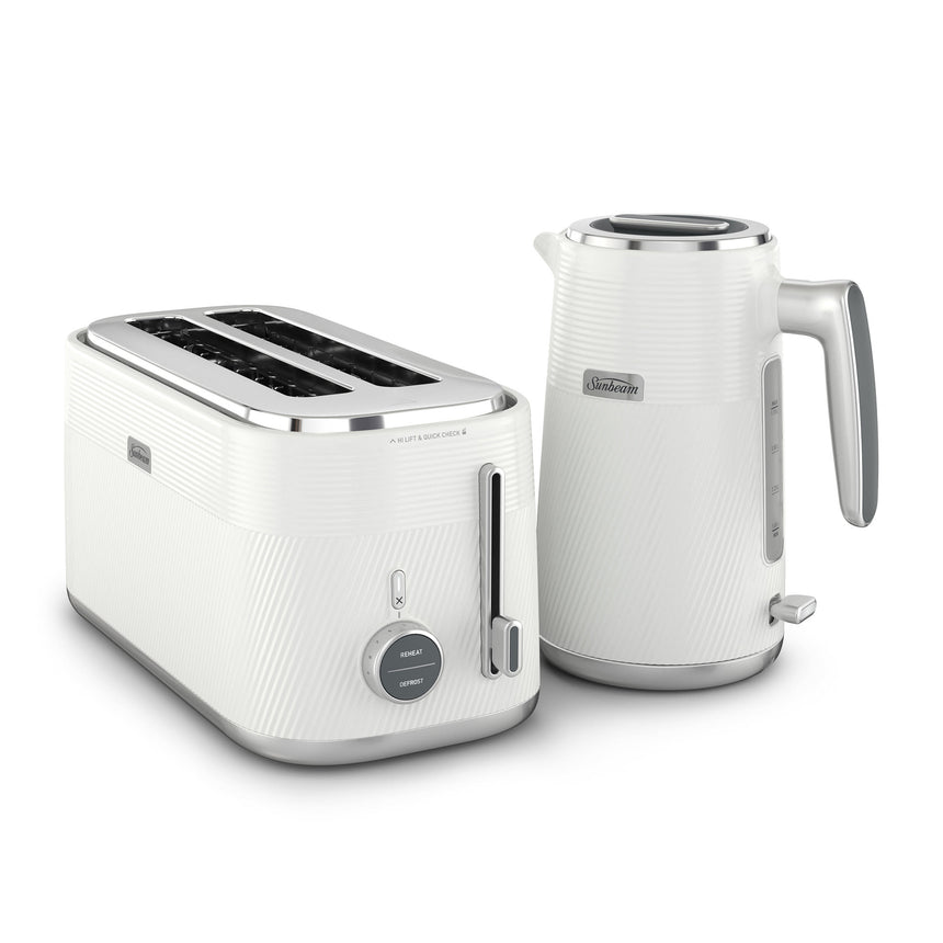 Sunbeam Obliq Collection Electric Kettle 1.7 litre in White (KEP3007WH) - Image 03