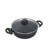 Swiss Diamond XD Classic Casserole 24cm and Frypan 24cm with Glass Lid - Image 03