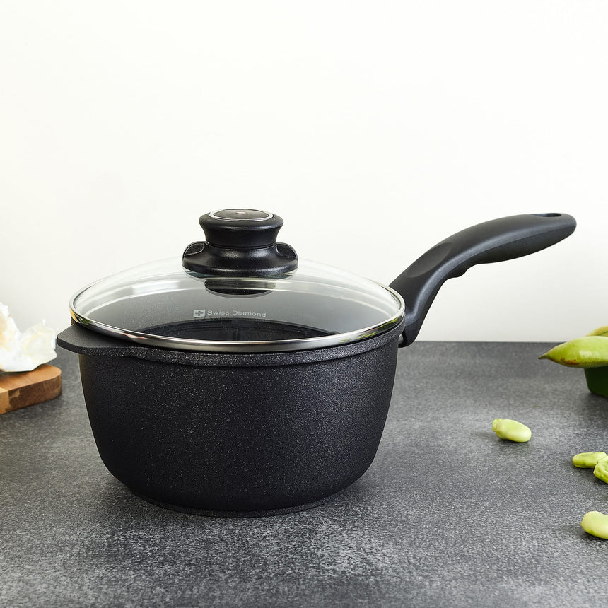 Swiss Diamond XD Classic Saucepan 18cm - Image 02