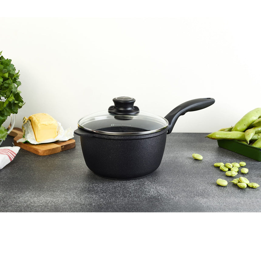 Swiss Diamond XD Classic Saucepan 18cm - Image 06