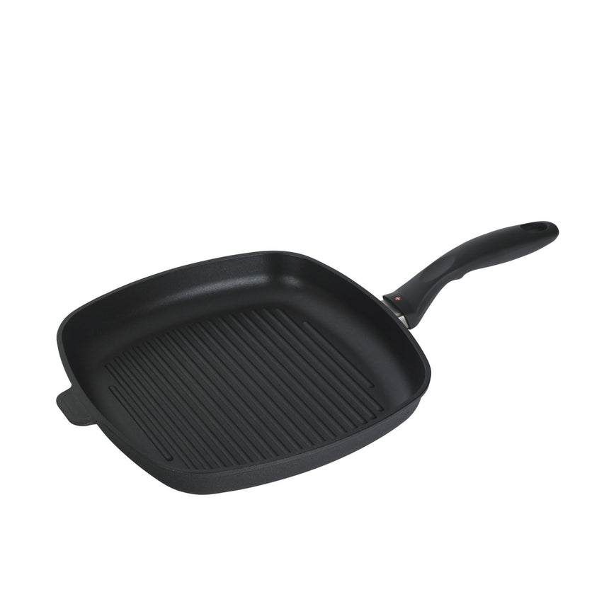 Swiss Diamond XD Induction Square Shallow Grill Pan 28cm - Image 01